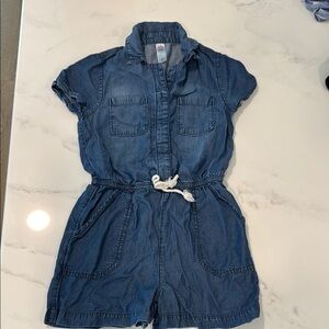 Justice Denim One Piece Romper
